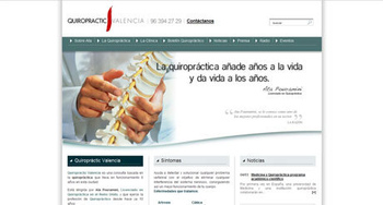 Quiropractic Valencia - Web Corporativa